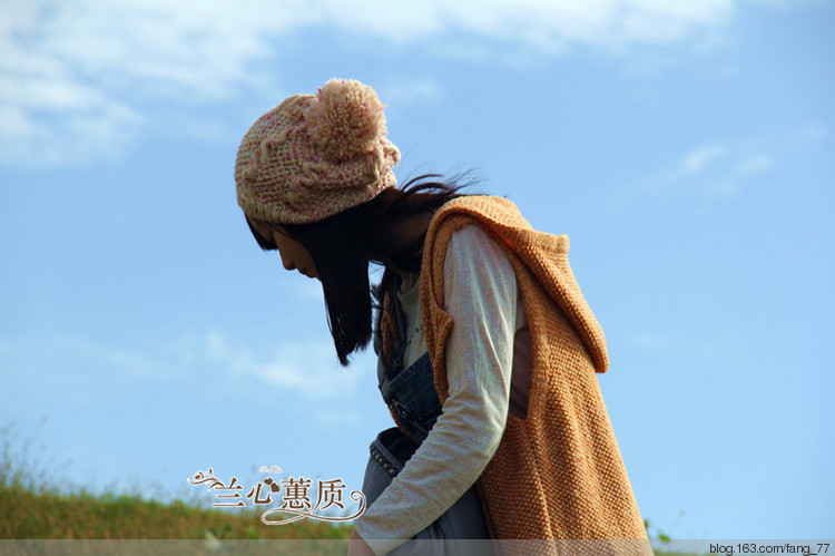 雪紛飛~~雪蓮花帽子圍巾套裝（蘭心蕙質2015） - 蘭心蕙質 - 蘭心蕙質藍云海