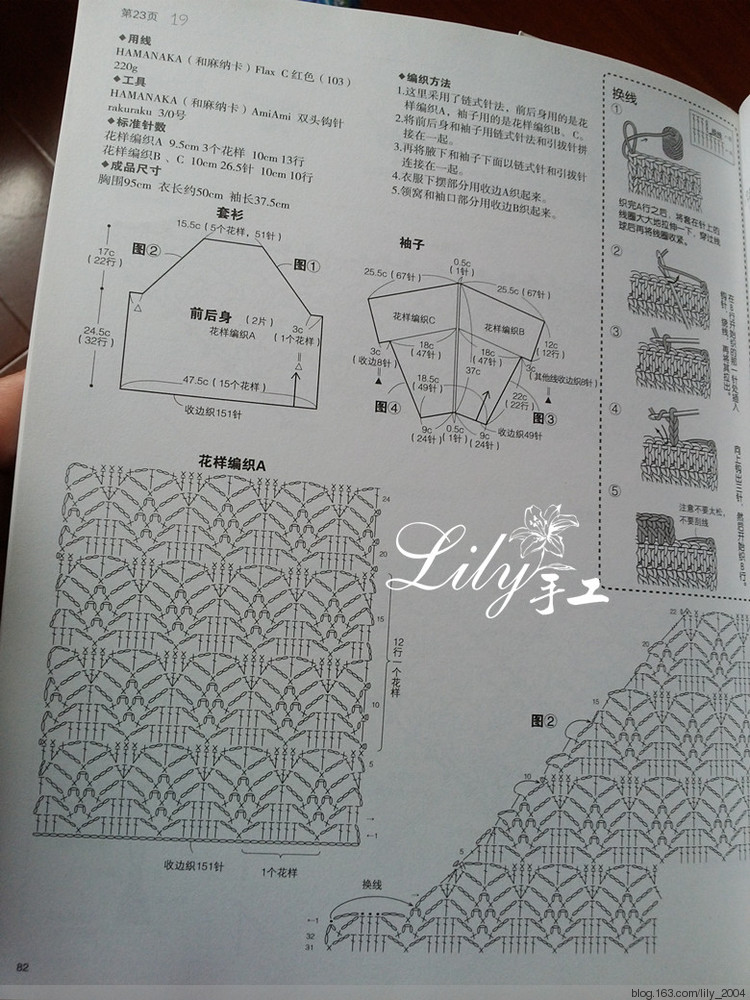 【Lily手工】---茵茵---愛(ài)爾蘭蕾絲小罩衣 - Lily - Lily的手工編織天地