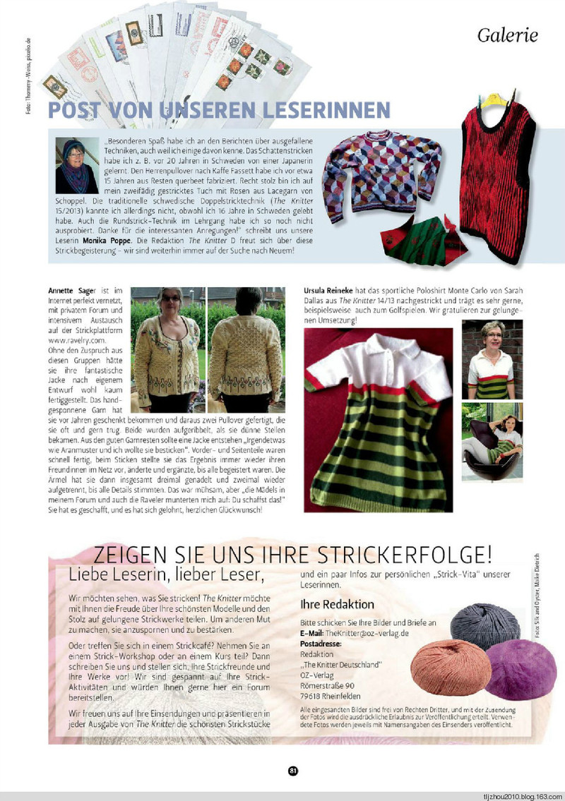 The Knitter №17 2014 - 紫蘇 - 紫蘇的博客
