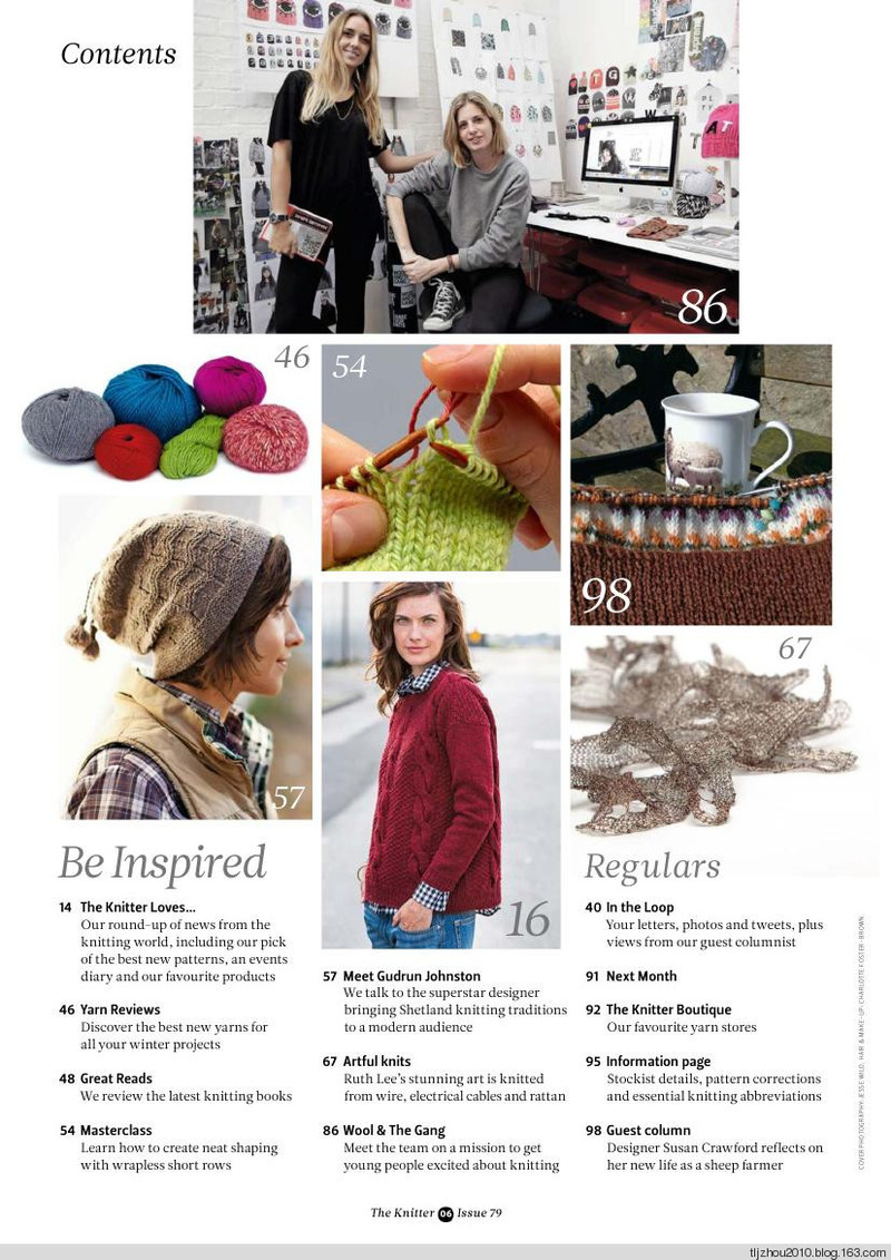 The Knitter Issue 79 2014 - 紫蘇 - 紫蘇的博客