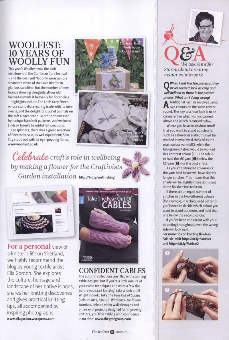 The Knitter №75 2014 - 紫蘇 - 紫蘇的博客