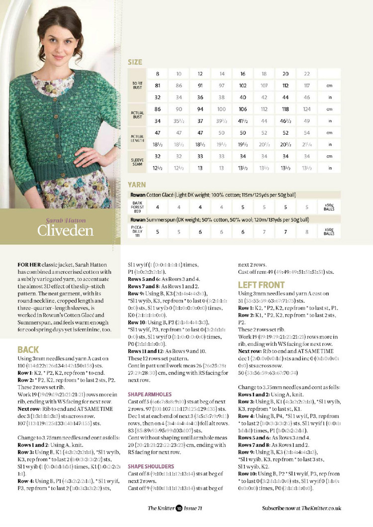 The Knitter №71 2014 - 壹一 - 壹一的博客