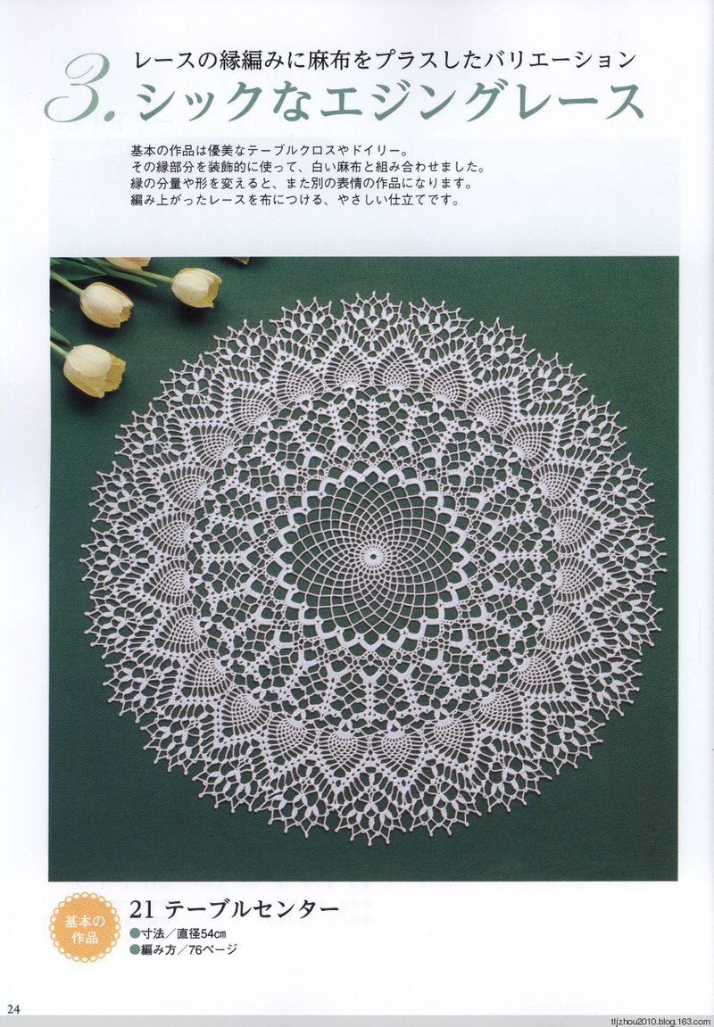 Suteki Pineapple Crochet Laces 2011 - 紫蘇 - 紫蘇的博客