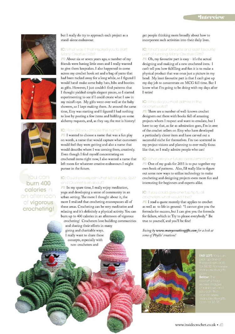 Inside Crochet Issue 21 2011 - 輕描淡寫(xiě) - 輕描淡寫(xiě)