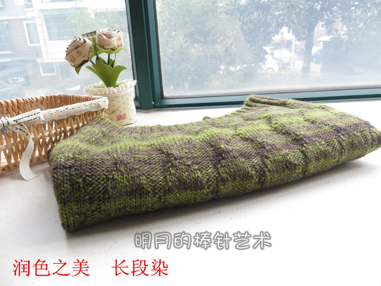 潤色之美--父子情深 - 明月的棒針藝術 - 明月的棒針藝術