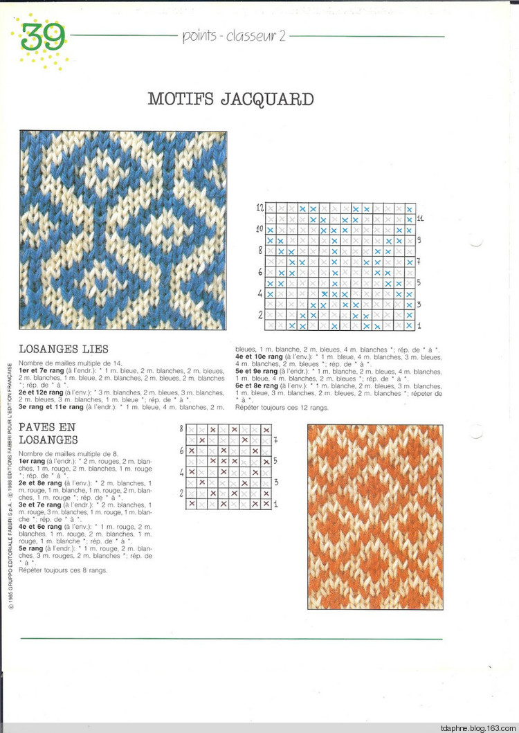 Tricot passion Points classeur N°2法國編織基礎書2圖解秘籍51-100 - Daphne Tsui - 因為愛所以愛