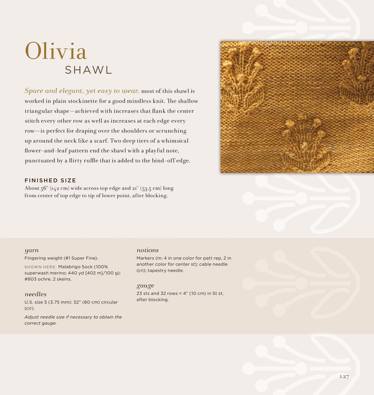 Olivia Shawl（棒針習(xí)作） - 水心云影 - 水心云影的博客