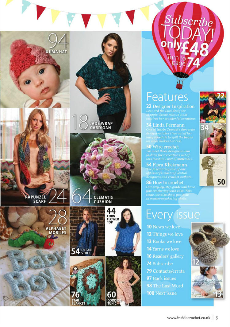 Inside Crochet №16 April 2011 - 輕描淡寫 - 輕描淡寫