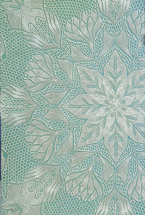 白色棒針蕾絲臺(tái)布 上KNITTED LACE DESINGNS OF THE MODERN  MODE BOOK 1 - Daphne - 因?yàn)閻?ài)所以愛(ài)