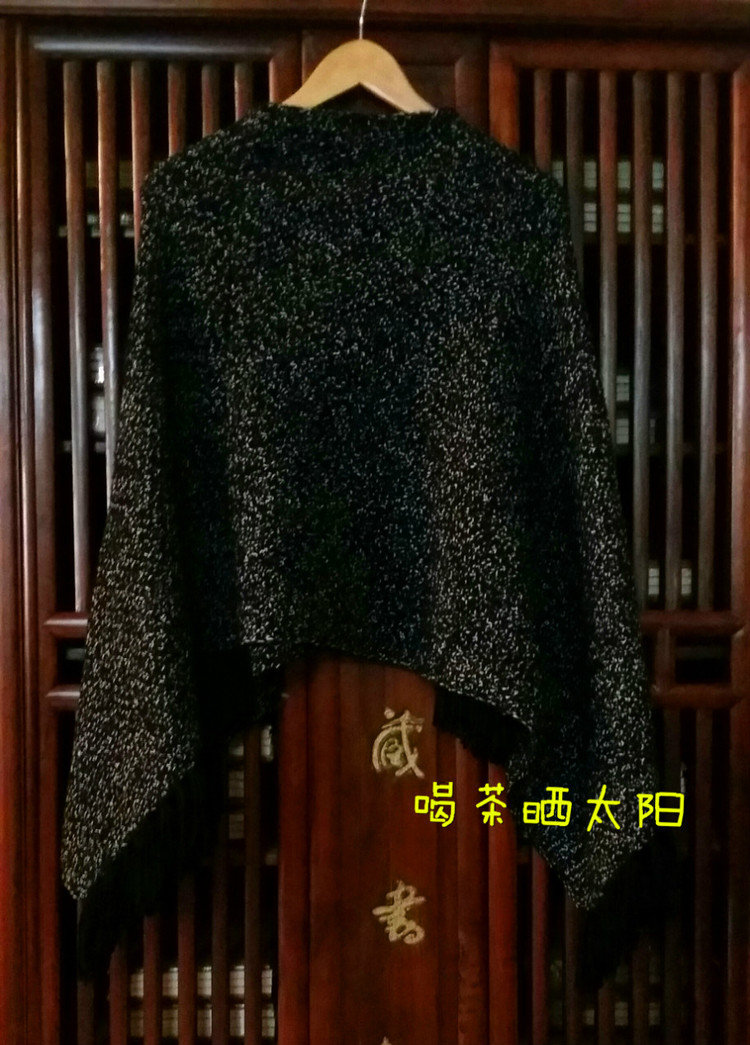 且聽(tīng)風(fēng)吟---羊絨AB色流蘇披肩 （2015-13） - 喝茶曬太陽(yáng) - 喝茶曬太陽(yáng)的博客