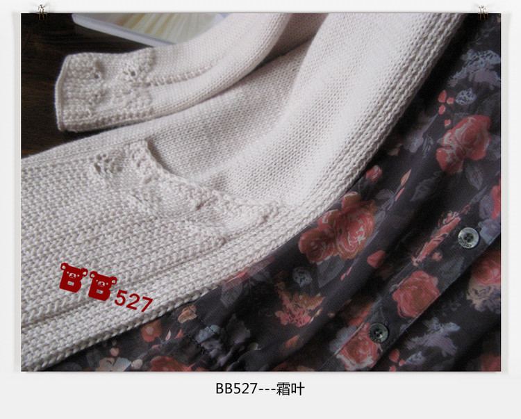 霜葉---跟織小熊譯貼素馨 - BB527 - bb527快樂(lè)編織之旅