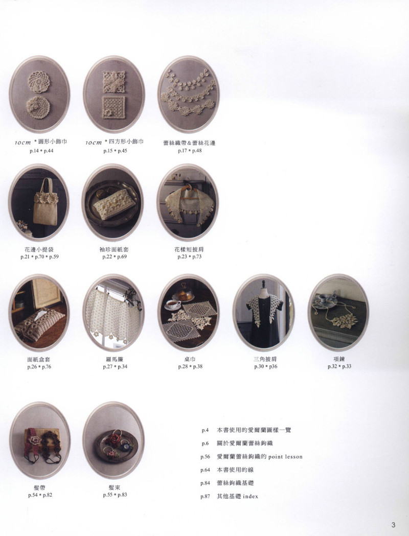 愛爾蘭蕾絲手鉤雜貨 2013 - 紫蘇 - 紫蘇的博客