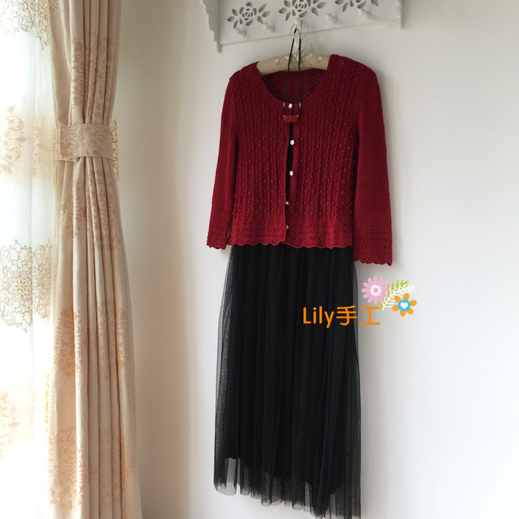 【Lily手工】--云中歌--實用俏麗開衫 - Lily - Lily的手工編織天地