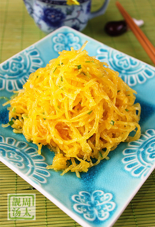 涼拌金瓜絲--素海蜇 - 周太靚湯 - 周太靚湯