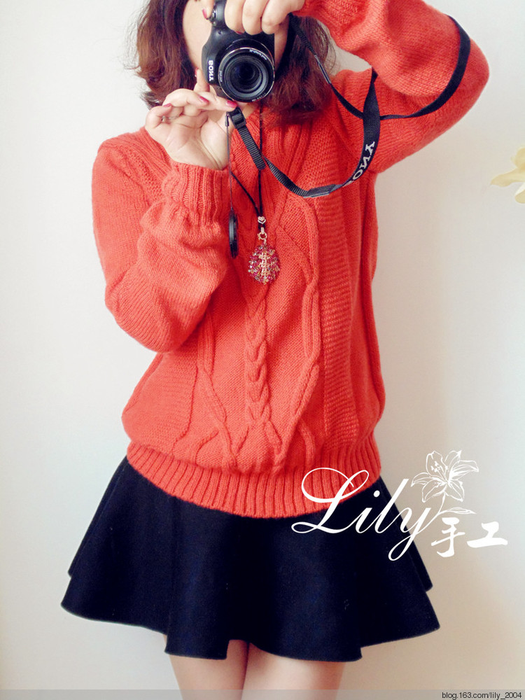 【Lily手工】--楓.橋--仿阿卡套衫 - Lily - Lily的手工編織天地