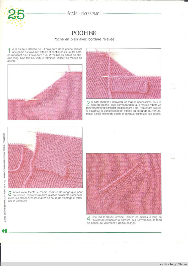 法國編織基礎(chǔ)書圖解秘籍49-100包羅萬有Tricot Passion - école classeur - Daphne Tsui - 因為愛所以愛