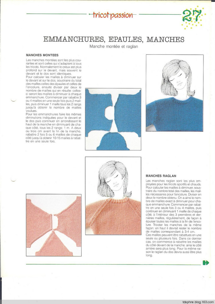 法國編織基礎(chǔ)書圖解秘籍49-100包羅萬有Tricot Passion - école classeur - Daphne Tsui - 因為愛所以愛
