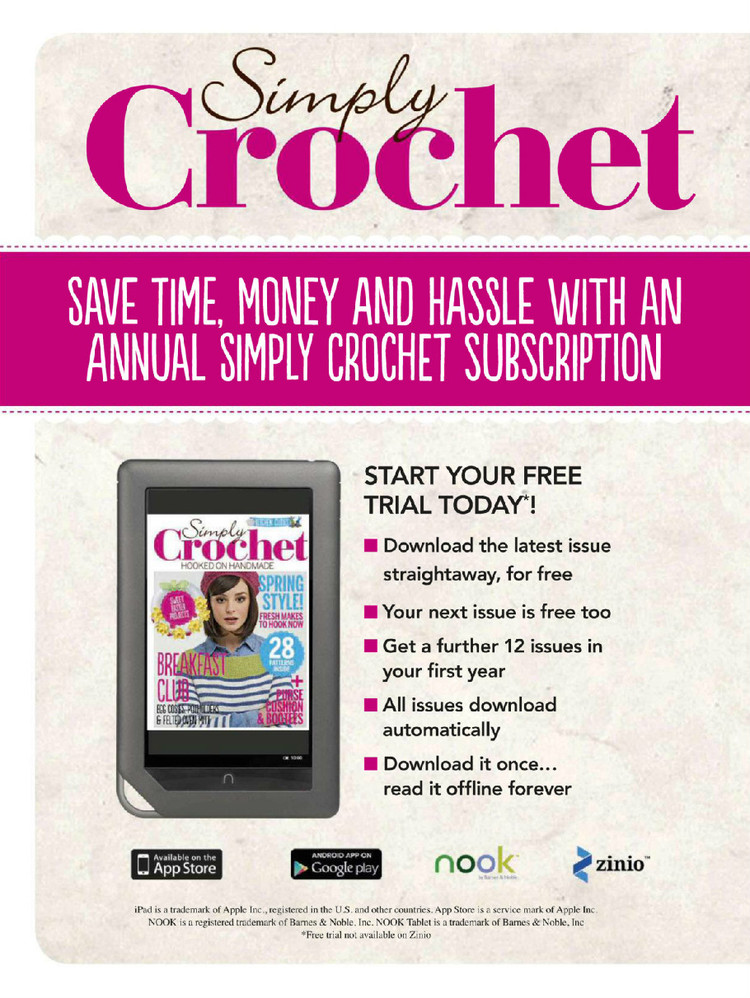 Simply Crochet Issue 30 2015 - 輕描淡寫 - 輕描淡寫