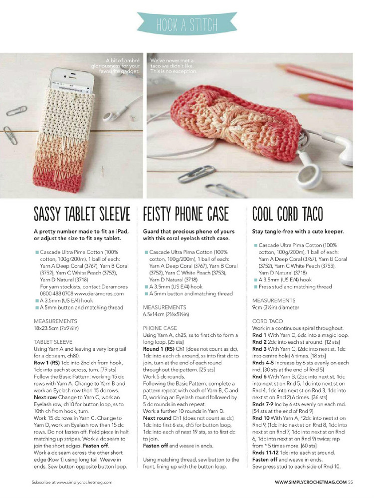 Simply Crochet Issue 30 2015 - 輕描淡寫 - 輕描淡寫