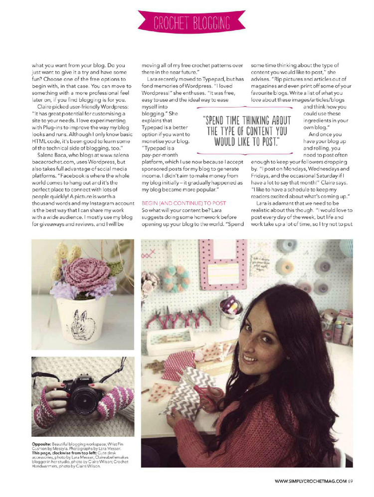 Simply Crochet Issue 30 2015 - 輕描淡寫 - 輕描淡寫