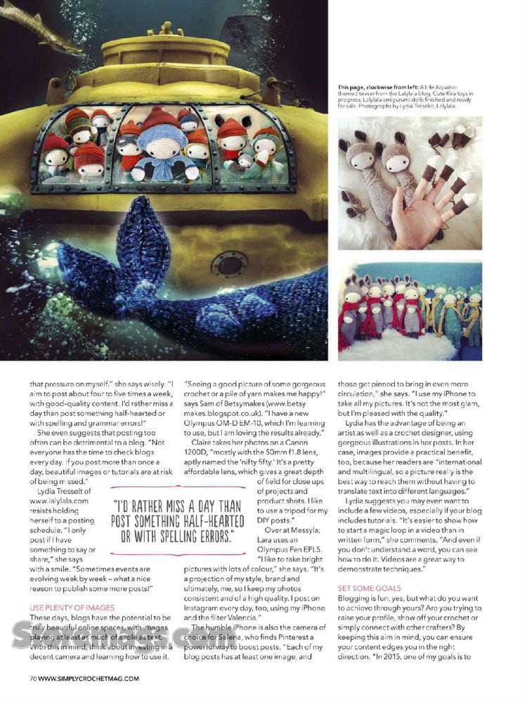 Simply Crochet Issue 30 2015 - 輕描淡寫 - 輕描淡寫