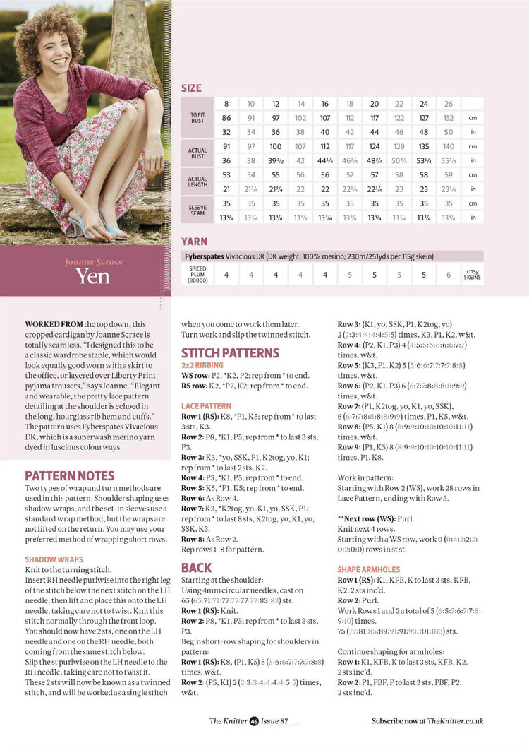 The Knitter  Issue 87 2015 - 輕描淡寫 - 輕描淡寫
