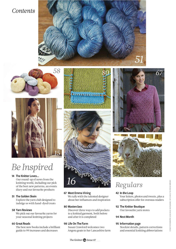 The Knitter  Issue 87 2015 - 輕描淡寫 - 輕描淡寫