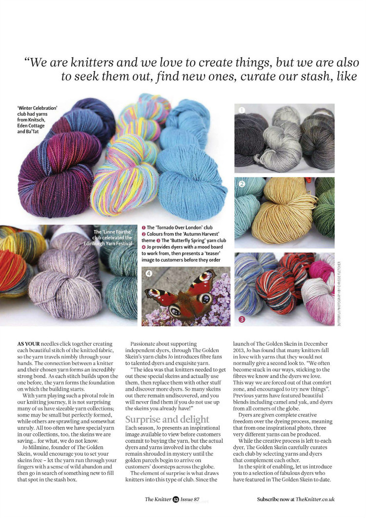 The Knitter  Issue 87 2015 - 輕描淡寫 - 輕描淡寫
