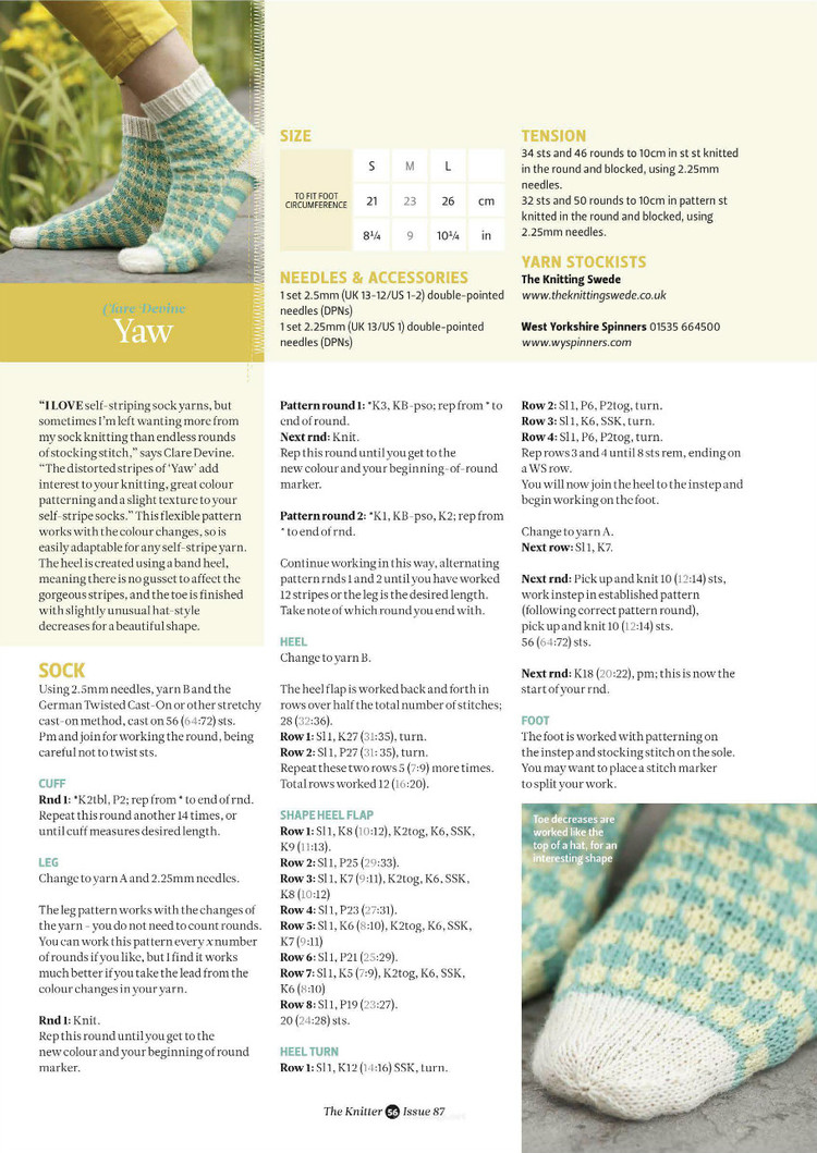The Knitter  Issue 87 2015 - 輕描淡寫 - 輕描淡寫