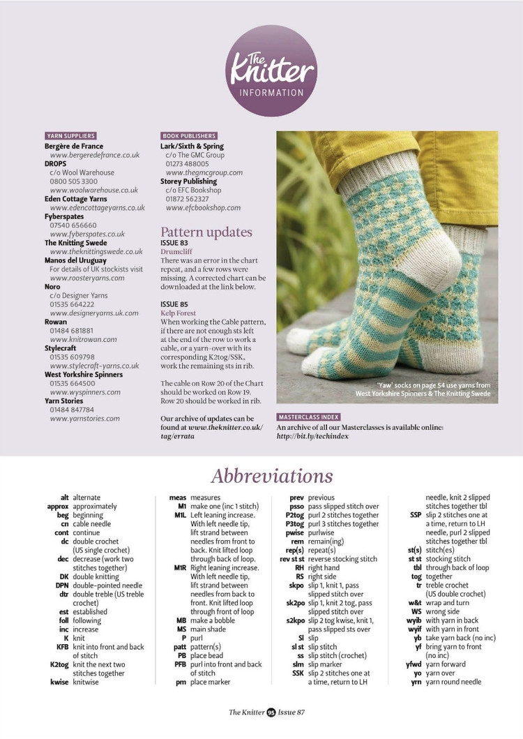 The Knitter  Issue 87 2015 - 輕描淡寫 - 輕描淡寫