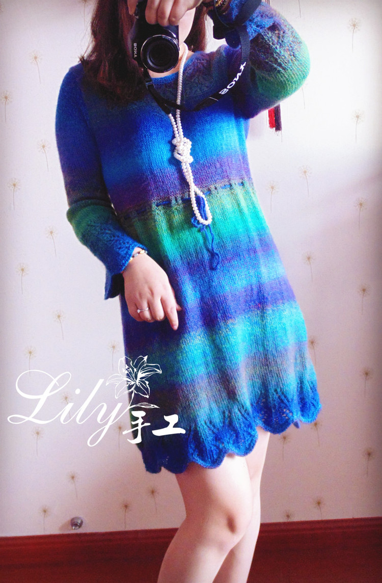 【Lily手工】--鎖清秋--Lang段美裙 - Lily - Lily的手工編織天地