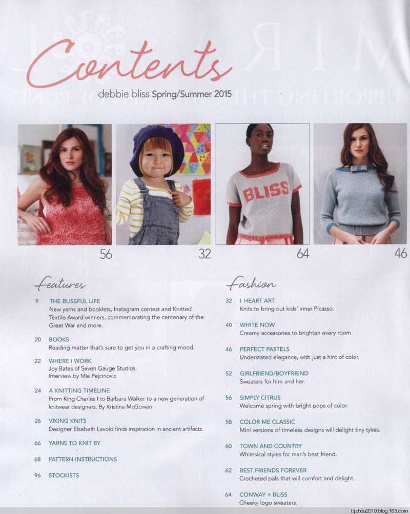 Debbie Bliss Knitting Magazine 2015 春夏 - 紫蘇 - 紫蘇的博客