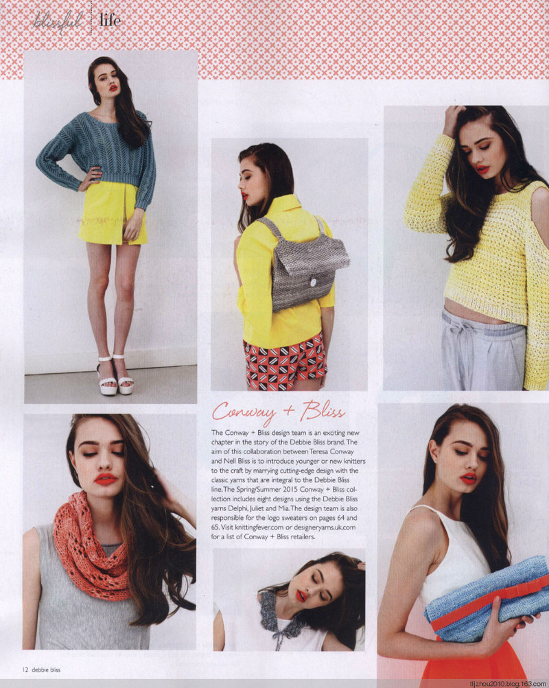 Debbie Bliss Knitting Magazine 2015 春夏 - 紫蘇 - 紫蘇的博客