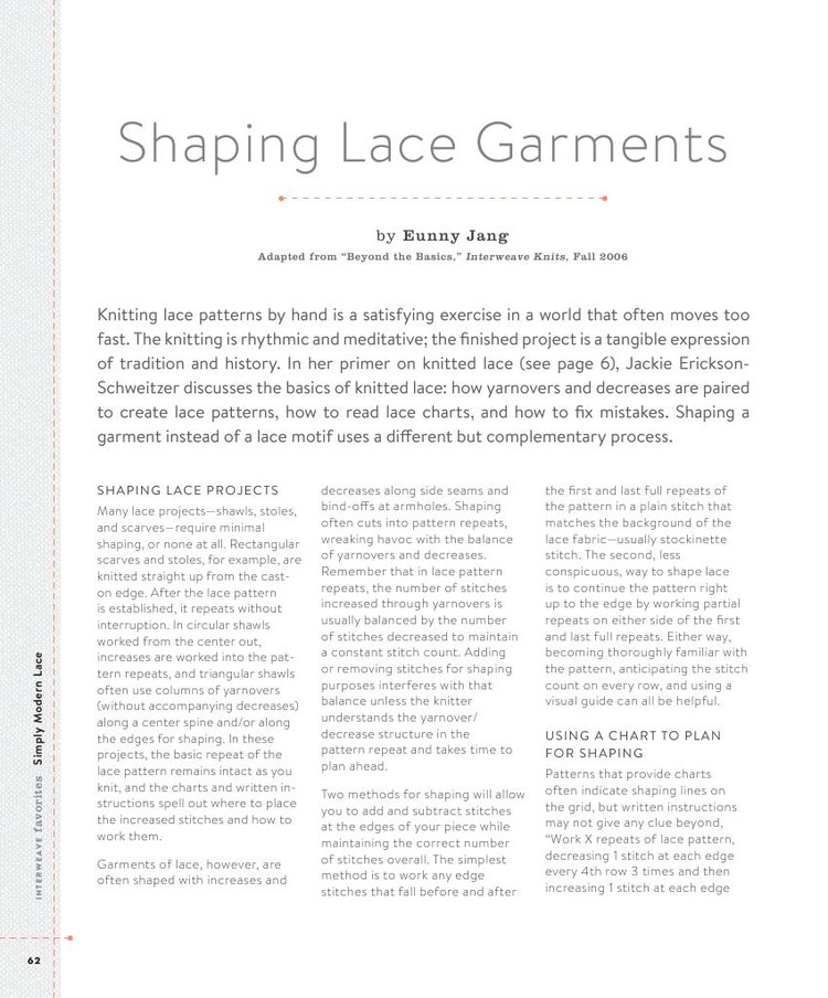 Simply Modern Lace :20 Knit Projects - 輕描淡寫 - 輕描淡寫