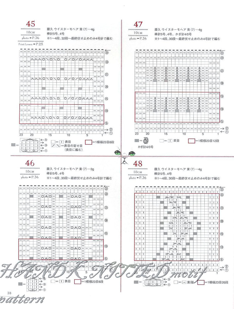 ‖棒針編織圖案100 - 紫蘇 - 紫蘇的博客