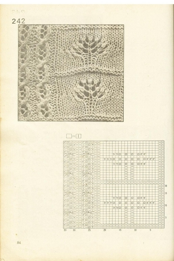 《上海棒針編結(jié)花樣500種》續(xù)編上海新棒針花樣530 - 壹一 - 壹一的博客