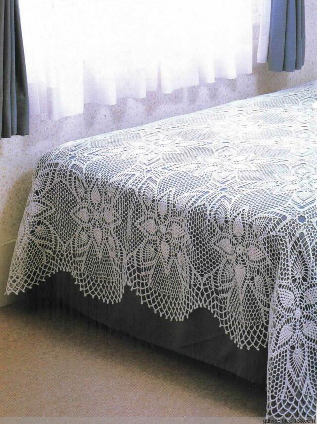 Elegant Pineapple Lace Crochet(1) - 木棉花 - 雨茫茫，霧茫茫，盼望花開(kāi)，花已落……