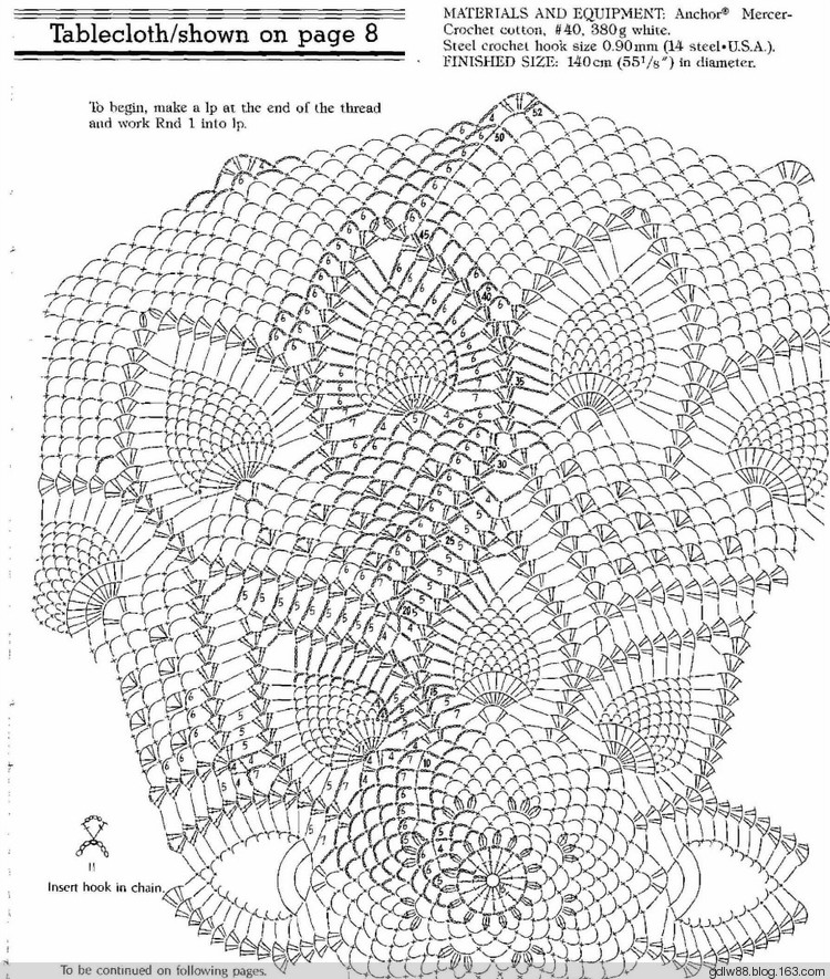 Elegant Pineapple Lace Crochet(1) - 木棉花 - 雨茫茫，霧茫茫，盼望花開(kāi)，花已落……