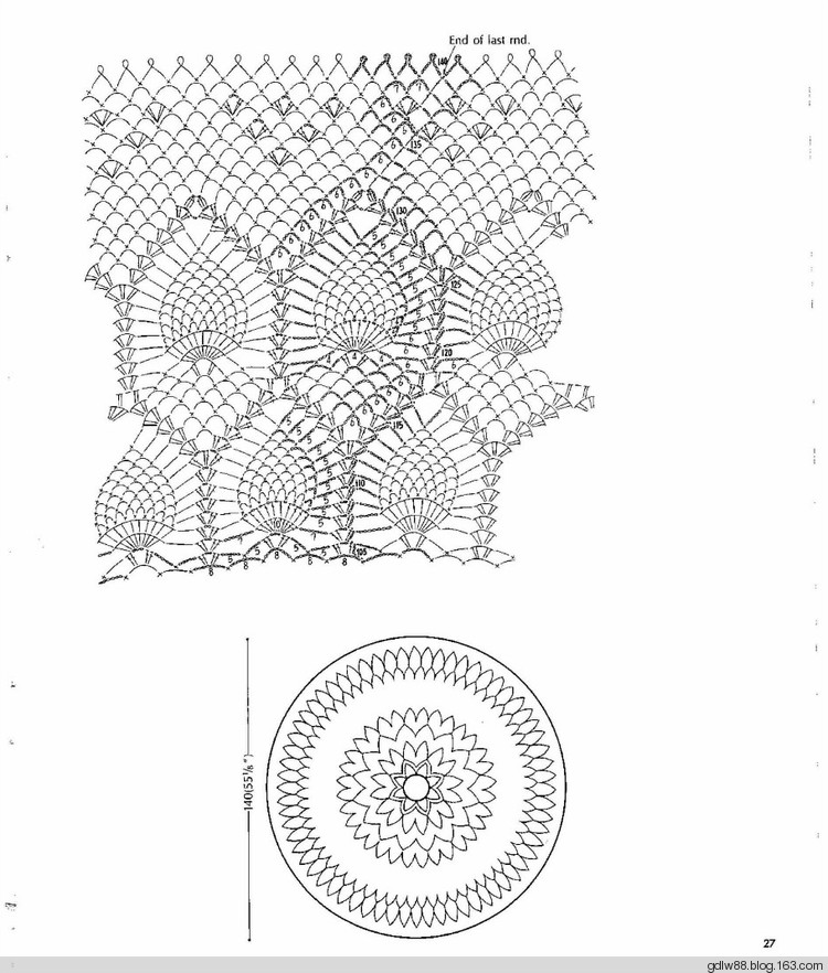 Elegant Pineapple Lace Crochet(1) - 木棉花 - 雨茫茫，霧茫茫，盼望花開(kāi)，花已落……
