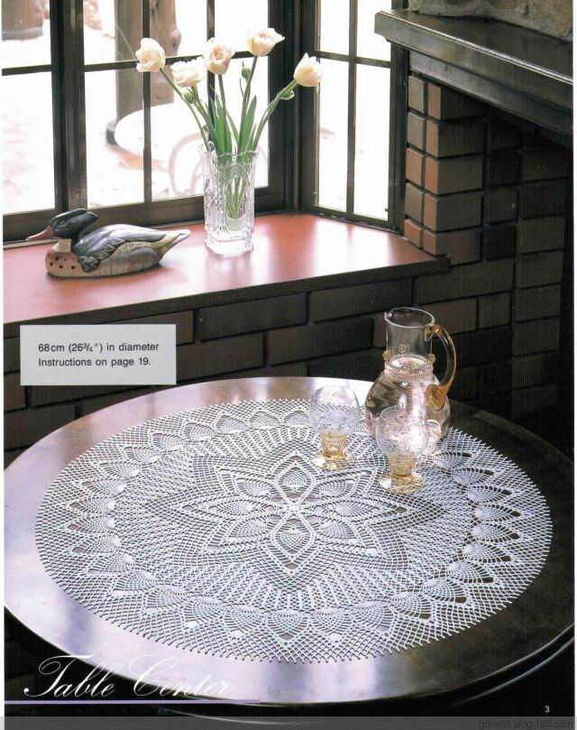 Elegant Pineapple Lace Crochet(1) - 木棉花 - 雨茫茫，霧茫茫，盼望花開(kāi)，花已落……