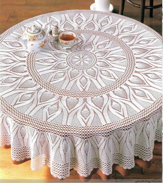 Elegant Pineapple Lace Crochet(1) - 木棉花 - 雨茫茫，霧茫茫，盼望花開(kāi)，花已落……