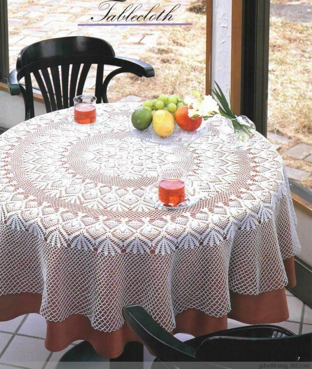 Elegant Pineapple Lace Crochet(1) - 木棉花 - 雨茫茫，霧茫茫，盼望花開(kāi)，花已落……