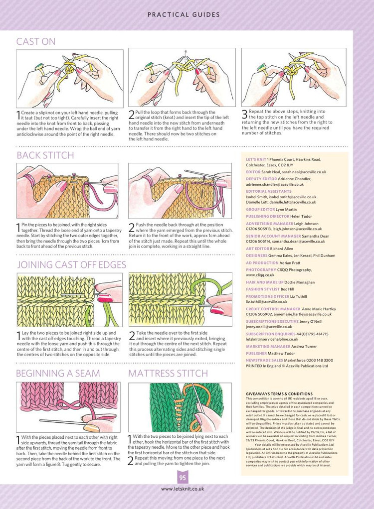 Lets Knit  January 2016 - 輕描淡寫 - 輕描淡寫