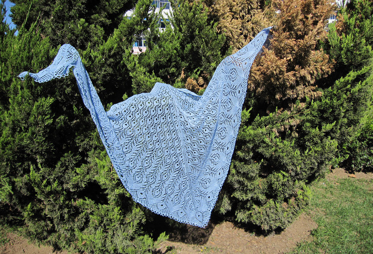 翎——挑戰(zhàn)peacock feathers shawl - pldlxn - 風(fēng)征小屋