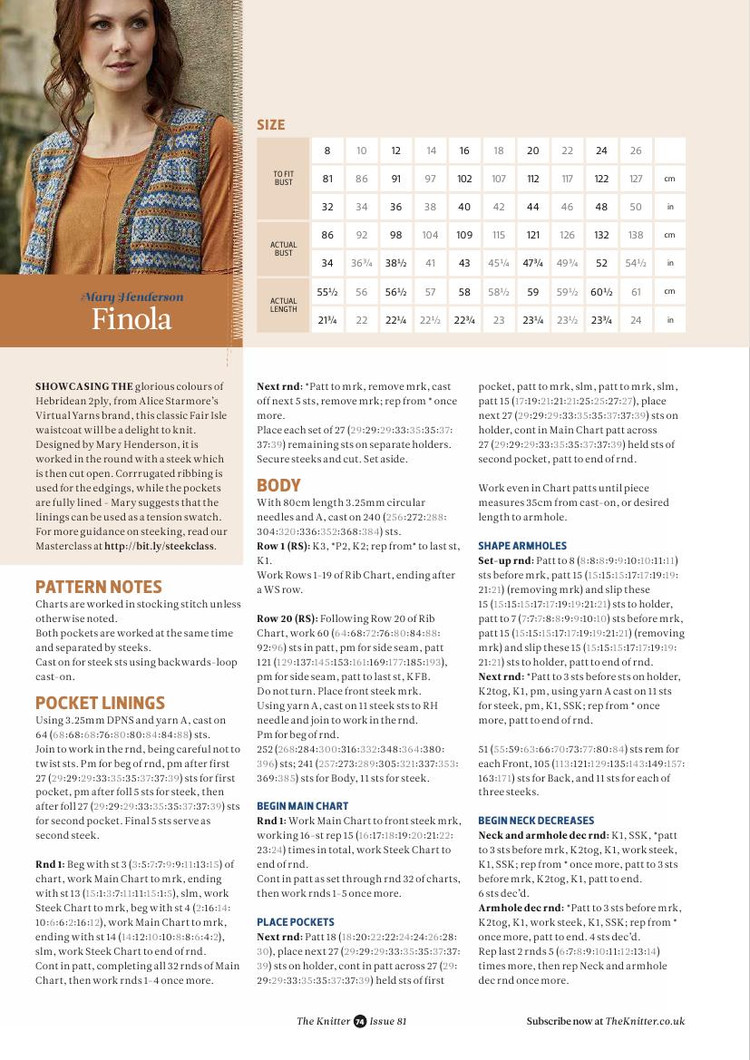 The Knitter Issue 81 2015 - 輕描淡寫 - 輕描淡寫
