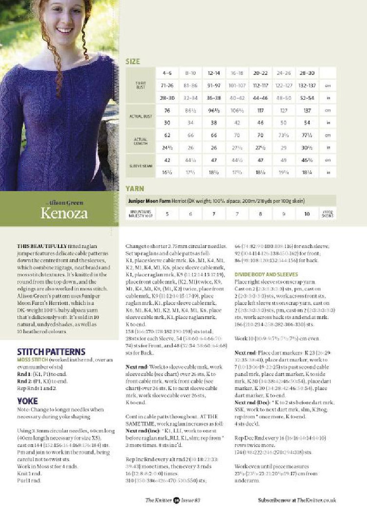 The Knitter Issue 83 2015 - 輕描淡寫 - 輕描淡寫