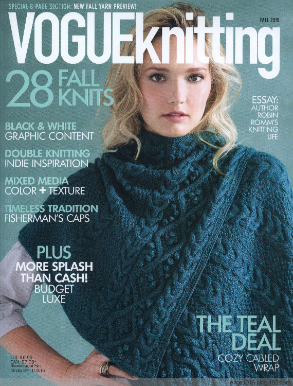 Vogue Knitting 2015 Fall - 采蓮南塘秋 -  婉如清揚(yáng)