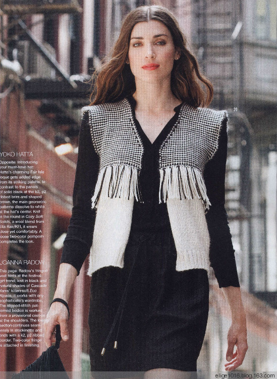 Vogue Knitting 2015 Fall - 采蓮南塘秋 -  婉如清揚(yáng)