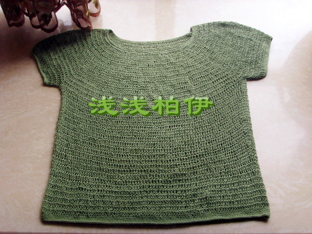 夏日小清新鉤衣——荷風(fēng)（2014.29） - 淺淺柏伊 - 淺淺柏伊