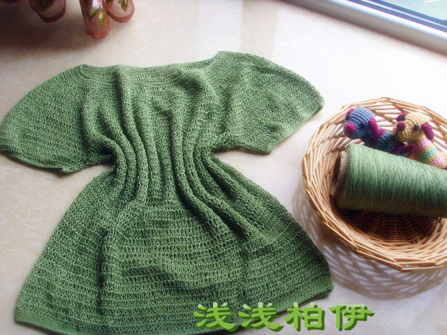 夏日小清新鉤衣——荷風(fēng)（2014.29） - 淺淺柏伊 - 淺淺柏伊